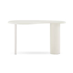 Cobble White Office Desk Furniture > Office V80-PBLE-D140-WHT Online Furniture