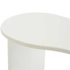 Cobble White Office Desk Furniture > Office V80-PBLE-D140-WHT Online Furniture