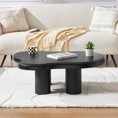 Colton Black Coffee Table Furniture > Living Room V80-CLUD-CT-BLK Online Furniture