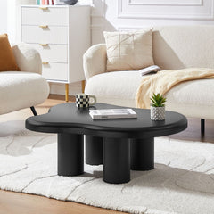 Colton Black Coffee Table Furniture > Living Room V80-CLUD-CT-BLK Online Furniture