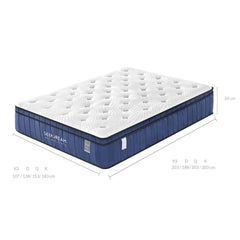 Cool Gel Memory Foam Mattress 5 Zone Latex 34cm - Double Furniture > Mattresses V80-DD-137DMF Online Furniture