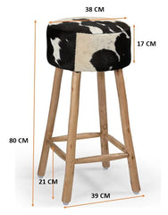 COWHIDE BAR STOOL Furniture > Bar Stools & Chairs > Arm Chairs & Recliners V742-M7646 Online Furniture