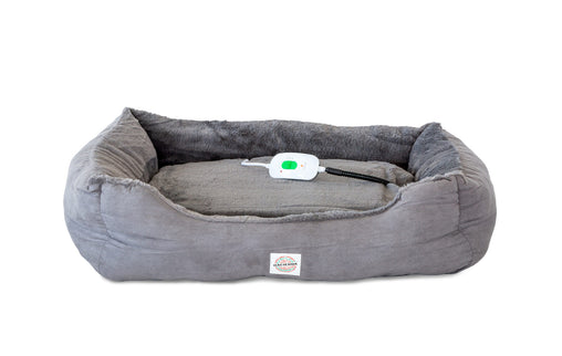 Easy to Clean Electric Heated Rabbit Faux Fur Covering Pet Bed - Medium Pet Care > Dog Supplies V196-PWB802 Online Furniture