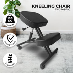 EKKIO Adjustable Ergonomic Office Kneeling Chair (Black) EK-KC-100-TH Furniture > Office V227-2997386001990 Online Furniture