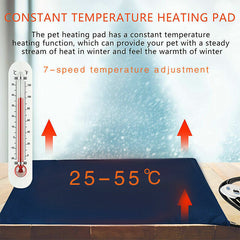 Electric Pet Heat Pad: Waterproof Heating Mat for Cat Dog Bed | Chew Resistant L Pet Care > Dog Supplies > Dog Beds V201-W13049071 Online Furniture