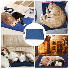 Electric Pet Heat Pad: Waterproof Heating Mat for Cat Dog Bed | Chew Resistant L Pet Care > Dog Supplies > Dog Beds V201-W13049071 Online Furniture