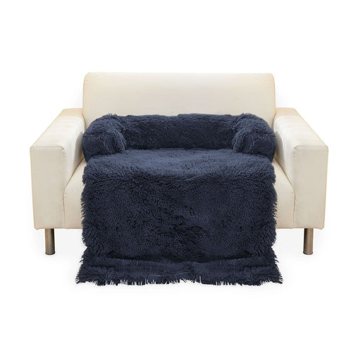 Floofi Pet Sofa Cover Soft with Bolster XL Size (Dark Blue) FI-PSC-123-SMT Pet Care > Dog Supplies V227-3331641043113 Online Furniture