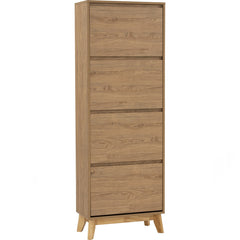 Hirado Tall Shoe Cabinet - Natural Furniture > Living Room > Shoe Storage V656-372069 Online Furniture