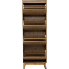 Hirado Tall Shoe Cabinet - Natural Furniture > Living Room > Shoe Storage V656-372069 Online Furniture