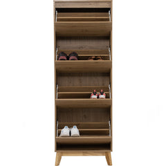 Hirado Tall Shoe Cabinet - Natural Furniture > Living Room > Shoe Storage V656-372069 Online Furniture