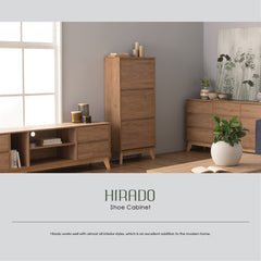 Hirado Tall Shoe Cabinet - Natural Furniture > Living Room > Shoe Storage V656-372069 Online Furniture