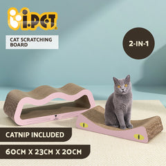 i.Pet Cat Scratching Board Scratcher Cardboard Kitten Indoor Climbing Pad Catnip Pet Care > Cat Supplies PET-SCRATCH-60-PK Online Furniture