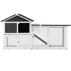 i.Pet Chicken Coop Rabbit Hutch Extra Large Wooden Run Cage House With Run Cage Pet Care > Coops & Hutches > Small Animal Habitats & Cages PET-CH-3TRAY-GR-AB Online Furniture