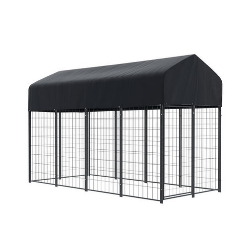 i.Pet Dog Kennel Extra Large House Outdoor Playpen Pet Puppy Metal Backyard Pet Care > Dog Supplies > Dog Kennels PET-DOG-CAGE-250-AB Online Furniture