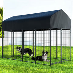 i.Pet Dog Kennel Extra Large House Outdoor Playpen Pet Puppy Metal Backyard Pet Care > Dog Supplies > Dog Kennels PET-DOG-CAGE-250-AB Online Furniture