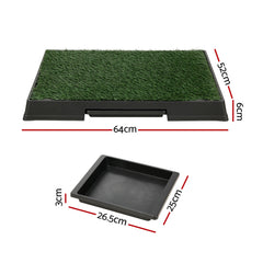 i.Pet Pet Training Pad Dog Potty Toilet Large Loo Portable With Tray Grass Mat Pet Care > Dog Supplies > Dog Training Aids PET-PAD-GRASSX1 Online Furniture