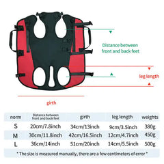 L Black Multifunctional Pet Backpack with Adjustable Straps, Outdoor Assist Walking Harness Carrier for Dogs And Cycling Dog Backpack Pet Care > Dog Supplies > Dog Collars, Leads & Harnesses V888-ELOSUNG13382 Online Furniture