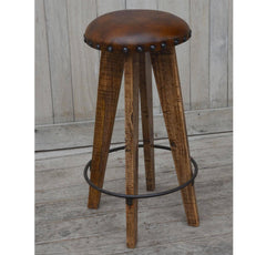 LEATHER MUSHROOM STOOL Furniture > Bar Stools & Chairs > Arm Chairs & Recliners V742-M11068 Online Furniture