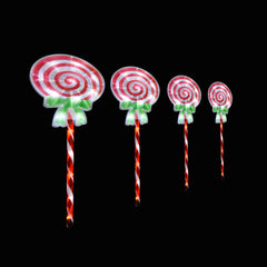 LED Candy Lollipop Path Lights 4pk Occasions > Christmas > Outdoor Decorations & Lights V720-XL1124 Online Furniture