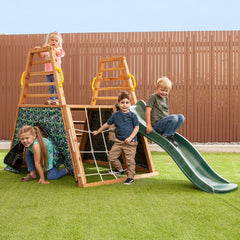 Lifespan Kids Cooper Climbing Frame with 1.8m Green Slide Baby & Kids > Toys V420-LKSL-COOPER-GRN Online Furniture