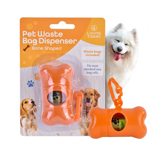 LIVINGTODAY Pet Dog Poop Dispenser and 15 Biodegradable Unscented Waste Bags Pet Care > Cleaning & Maintenance > Pet Cleaning Supplies V915-ZP0108 Online Furniture