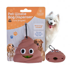 LIVINGTODAY Pet Dog Poop Dispenser and 15 Biodegradable Unscented Waste Bags Pet Care > Cleaning & Maintenance > Pet Cleaning Supplies V915-ZP0109 Online Furniture