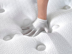 Eurotop Mattress 5 Zone Pocket Spring Latex Foam 34cm - Queen - Furniture Ozily