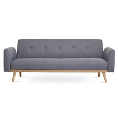 Nicholas 3-Seater Light Grey Foldable Sofa Bed Furniture > Living Room V80-NKO-19284-LGY Online Furniture