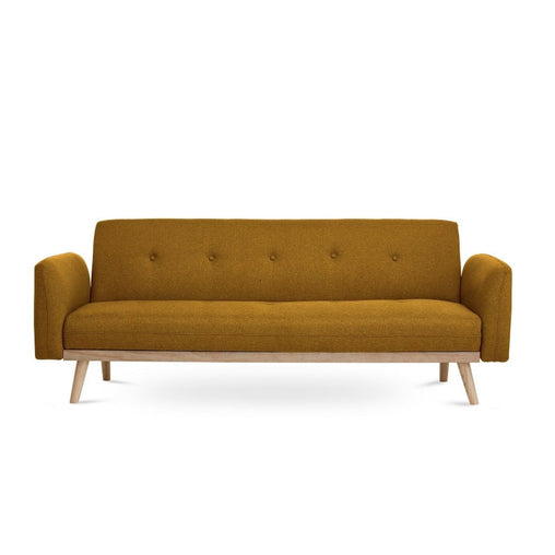 Nicholas 3-Seater Yellow Foldable Sofa Bed Furniture > Sofas V80-NKO-19284-YLW Online Furniture