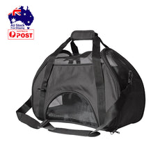 Ondoing Black Portable Pet Carrier Tote Travel Bag Kennel Soft Dog Crate Cage Outdoor Pet Care > Cat Supplies V587-6954739806249 Online Furniture