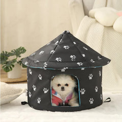 Outdoor Waterproof Cat House - Insulated, Weatherproof, Warm Shelter for Cats, Ideal for Winter Protection, Size: L 45*41cm Pet Care > Cat Supplies > Cat Furniture V888-ELOSUNG10208 Online Furniture