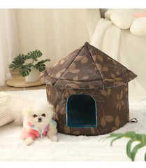 Outdoor Waterproof Cat House - Insulated, Weatherproof, Warm Shelter for Cats, Ideal for Winter Protection, Size: L 45*41cm Pet Care > Cat Supplies > Cat Furniture V888-ELOSUNG10208 Online Furniture