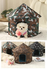 Outdoor Waterproof Cat House - Insulated, Weatherproof, Warm Shelter for Cats, Ideal for Winter Protection, Size: L 45*41cm Pet Care > Cat Supplies > Cat Furniture V888-ELOSUNG10208 Online Furniture