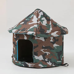 Outdoor Waterproof Cat House - Insulated, Weatherproof, Warm Shelter for Cats, Ideal for Winter Protection, Size: L 45*41cm Pet Care > Cat Supplies > Cat Furniture V888-ELOSUNG10211 Online Furniture