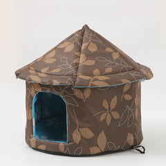 Outdoor Waterproof Cat House - Insulated, Weatherproof, Warm Shelter for Cats, Ideal for Winter Protection, Size: M 40*41cm Pet Care > Cat Supplies > Cat Furniture V888-ELOSUNG10204 Online Furniture