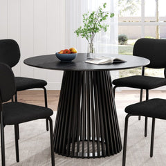 Palmer Sleek Silhouette Dining Table Furniture > Dining > Dining Tables V264-DNT-421C-BLK-11M Online Furniture