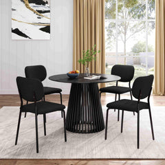 Palmer Sleek Silhouette Dining Table Furniture > Dining > Dining Tables V264-DNT-421C-BLK-11M Online Furniture