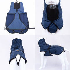 Pet Dog Raincoat Poncho Jacket Windbreaker Waterproof Clothes with Harness Hole-XS-Blue Pet Care > Dog Supplies V587-6954739817481 Online Furniture