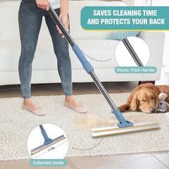 Pet Hair Remover Floor Squeegee with Extendable Handle ,Effective Fur and Hair Sweeper for Hard Floors Pet Care > Cleaning & Maintenance > Pet Cleaning Supplies V888-ELOSUNG10438 Online Furniture