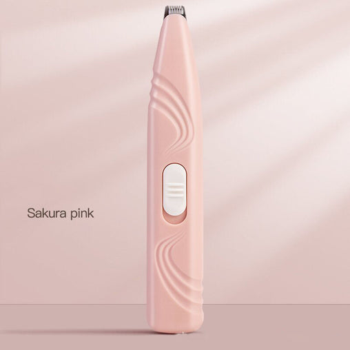 Portable Pet Hair Trimmer in Sakura Pink with Precision Blade and Ergonomic Design Pet Care > Cleaning & Maintenance > Pet Grooming Supplies V888-ELOSUNG10115 Online Furniture