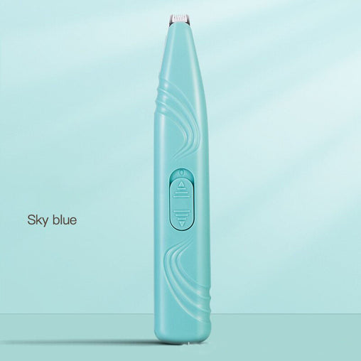 Portable Pet Hair Trimmer in Sky Blue with Precision Blade and Ergonomic Design Pet Care > Cleaning & Maintenance > Pet Grooming Supplies V888-ELOSUNG10117 Online Furniture