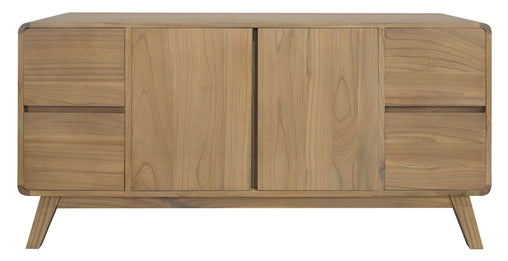 Providence 2 Door 4 Drawer Sideboard (Natural) Furniture > Dining V199-SB204PFLN Online Furniture