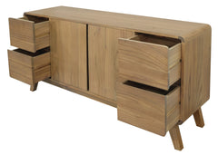 Providence 2 Door 4 Drawer Sideboard (Natural) Furniture > Dining V199-SB204PFLN Online Furniture