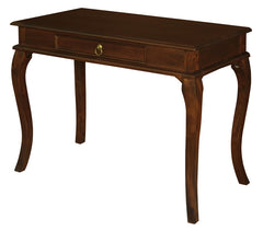 Queen Ann 1 Drawer Sofa Table (Mahogany) Furniture > Bedroom > Bedside Tables V199-ST001QAM Online Furniture