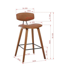 RETRO KITCHEN BENCH HEIGHT CHAIR Furniture > Bar Stools & Chairs > Arm Chairs & Recliners V742-JY1737 Online Furniture