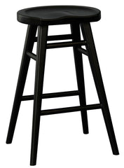 Scandinavian Timber Kitchen Counter Stool (Black) Furniture > Bar Stools & Chairs > Table & Bar Stools V199-BR068SCVB Online Furniture