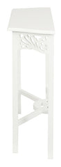 Sierra Carved Sofa Table (White) Furniture > Bar Stools & Chairs > Arm Chairs & Recliners V199-ST000CVWH Online Furniture