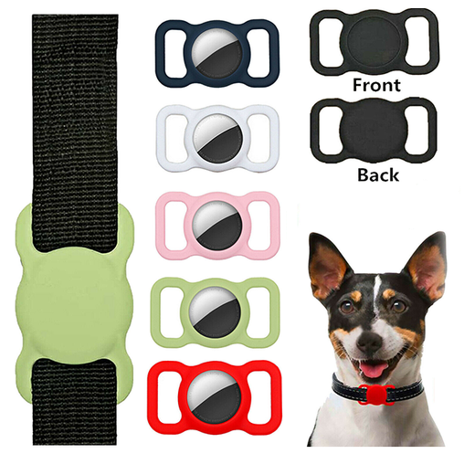 Silicone Pet Protective Case for Airtag Loop Apple GPS Finder Dog Cat Collar AU Pet Care > Dog Supplies V599-ATDG-100 Online Furniture