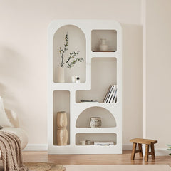 Sora Display Cabinet Furniture > Living Room V80-SRT-DS100-WHT Online Furniture