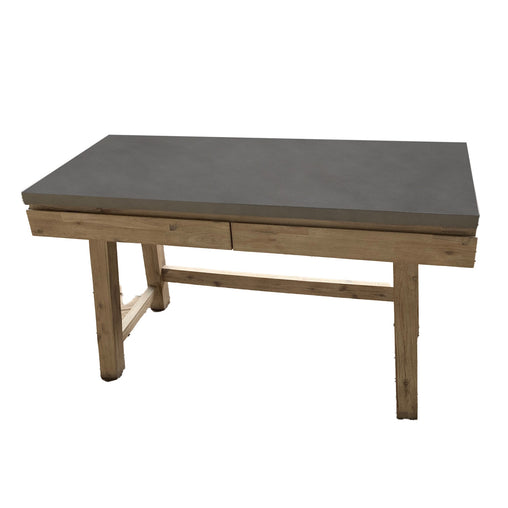 Stony 140cm Computer Writing Desk with Concrete Top - Grey Furniture > Office V315-V-CHAR-033 Online Furniture